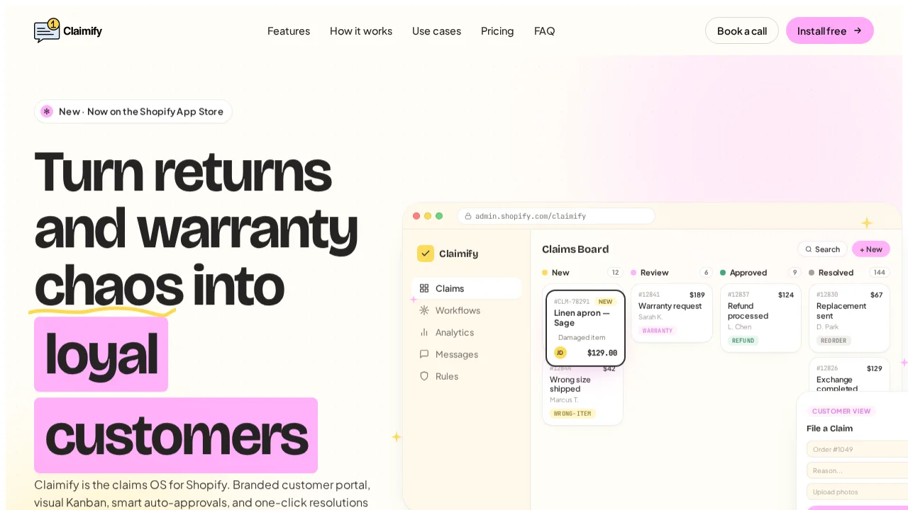 Claimify screenshot