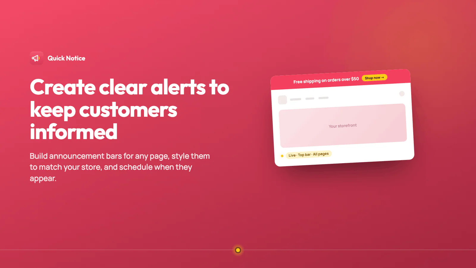 Quick Notice - Announcements screenshot
